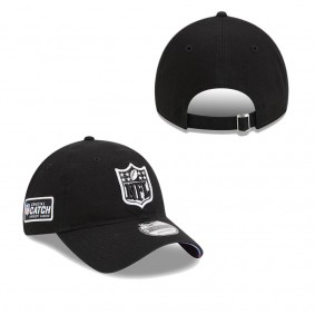 Men's Black 2023 NFL Crucial Catch 9TWENTY Adjustable Hat