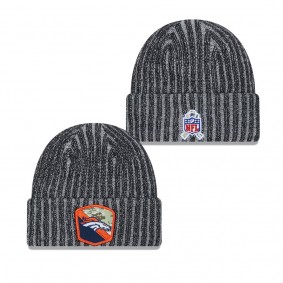 Men's Denver Broncos Black 2023 NFL Salute To Service Cuffed Knit Hat