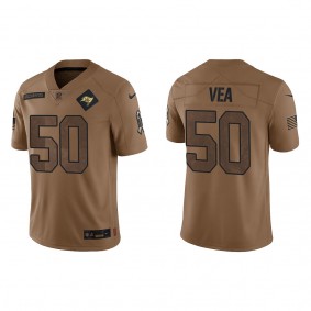 Men's Tampa Bay Buccaneers Vita Vea Brown 2023 NFL Salute To Service Limited Jersey