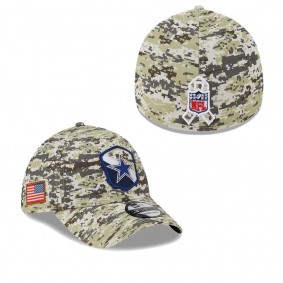 Men's Dallas Cowboys Camo 2023 NFL Salute To Service 39THIRTY Flex Hat