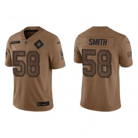 Men's Dallas Cowboys Mazi Smith Brown 2023 NFL Salute To Service Limited Jersey