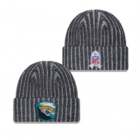 Men's Jacksonville Jaguars Black 2023 NFL Salute To Service Cuffed Knit Hat