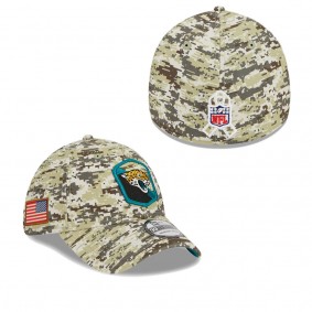 Men's Jacksonville Jaguars Camo 2023 NFL Salute To Service 39THIRTY Flex Hat