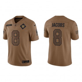 Men's Las Vegas Raiders Josh Jacobs Brown 2023 NFL Salute To Service Limited Jersey