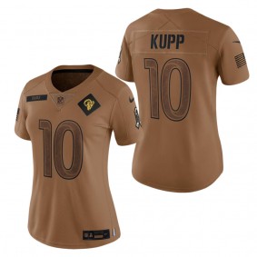 Women's Los Angeles Rams Cooper Kupp Brown 2023 NFL Salute To Service Limited Jersey