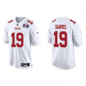 Men's Deebo Samuel San Francisco 49ers Tundra White Super Bowl LVIII Fashion Game Jersey