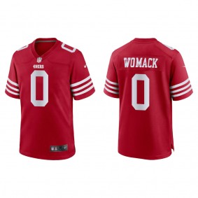 Men's San Francisco 49ers Samuel Womack Scarlet Game Jersey