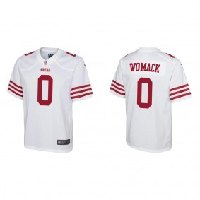 Youth San Francisco 49ers Samuel Womack White Game Jersey