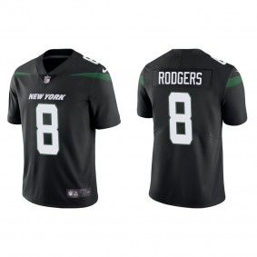 Men's New York Jets Aaron Rodgers Black Vapor Limited Jersey