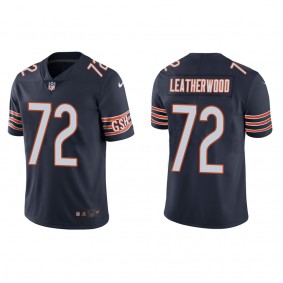 Men's Chicago Bears Alex Leatherwood Navy Vapor Limited Jersey