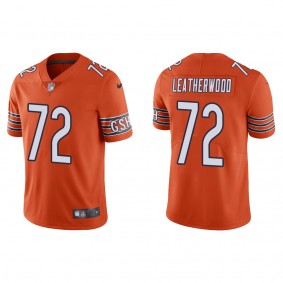 Men's Chicago Bears Alex Leatherwood Orange Vapor Limited Jersey
