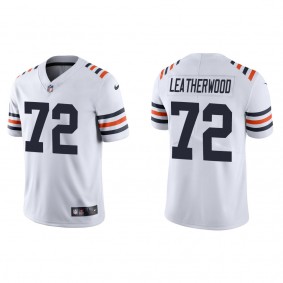 Men's Chicago Bears Alex Leatherwood White Classic Limited Jersey