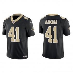 Men's New Orleans Saints Alvin Kamara Black Vapor F.U.S.E. Limited Jersey