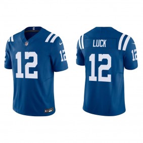Men's Indianapolis Colts Andrew Luck Royal Vapor F.U.S.E. Limited Jersey