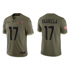 Andy Isabella Arizona Cardinals Olive 2022 Salute To Service Limited Jersey