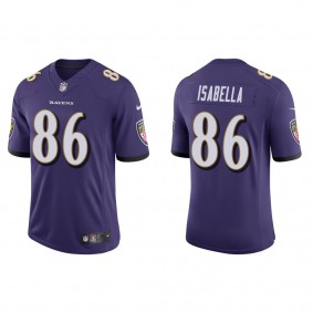 Men's Baltimore Ravens Andy Isabella Purple Vapor Limited Jersey