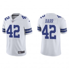 Men's Dallas Cowboys Anthony Barr White Vapor Limited Jersey