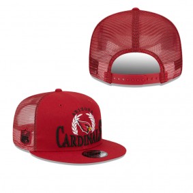 Men's Arizona Cardinals Cardinal Collegiate Trucker 9FIFTY Snapback Hat