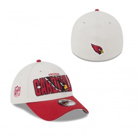 Men's Arizona Cardinals Stone Cardinal 2023 NFL Draft 39THIRTY Flex Hat