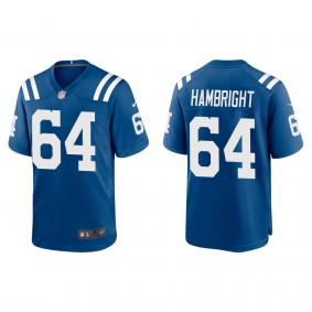 Men's Indianapolis Colts Arlington Hambright Royal Game Jersey