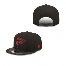 Men's Atlanta Falcons Black Camo Vize 9FIFTY Snapback Hat