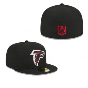 Men's Atlanta Falcons Black Main 59FIFTY Fitted Hat