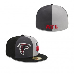Men's Atlanta Falcons Gray Black 2023 Sideline 59FIFTY Fitted Hat