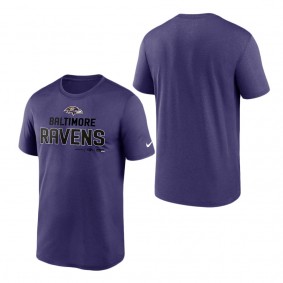 Men's Baltimore Ravens Nike Purple Legend Community Performance T-Shirt