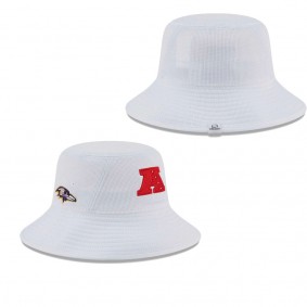 Men's Baltimore Ravens White 2023 NFL Pro Bowl Bucket Hat