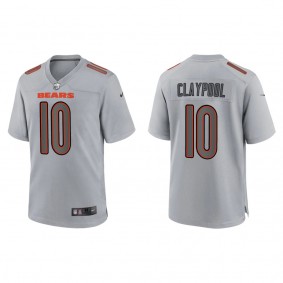 Men's Chicago Bears Chase Claypool Gray Atmosphere Fashion Game Jersey