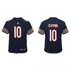 Youth Chicago Bears Chase Claypool Navy Game Jersey