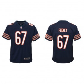 Youth Chicago Bears Dan Feeney Navy Game Jersey