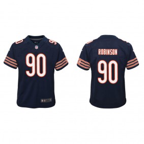 Youth Chicago Bears Dominique Robinson Navy Game Jersey