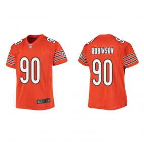 Youth Chicago Bears Dominique Robinson Orange Game Jersey