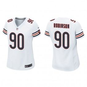 Women's Chicago Bears Dominique Robinson White Game Jersey