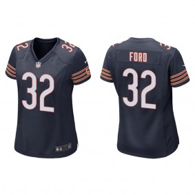 Women's Chicago Bears Isaiah Ford Navy Game Jersey