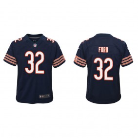 Youth Chicago Bears Isaiah Ford Navy Game Jersey