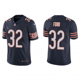 Men's Chicago Bears Isaiah Ford Navy Vapor Limited Jersey
