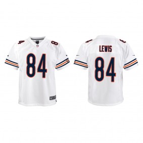 Youth Chicago Bears Marcedes Lewis White Game Jersey