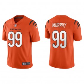 Men's Cincinnati Bengals Myles Murphy Orange 2023 NFL Draft Vapor Limited Jersey