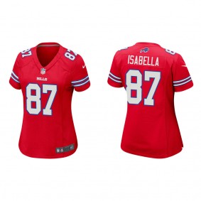 Women's Buffalo Bills Andy Isabella Red Game Jersey