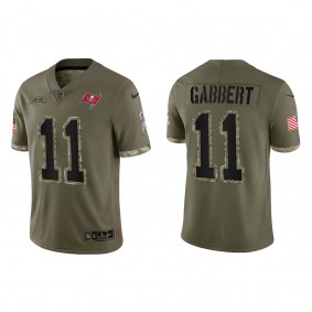 Blaine Gabbert Tampa Bay Buccaneers Olive 2022 Salute To Service Limited Jersey