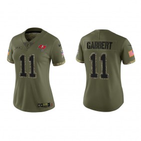 Blaine Gabbert Women's Tampa Bay Buccaneers Olive 2022 Salute To Service Limited Jersey