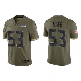 Boye Mafe Seattle Seahawks Olive 2022 Salute To Service Limited Jersey
