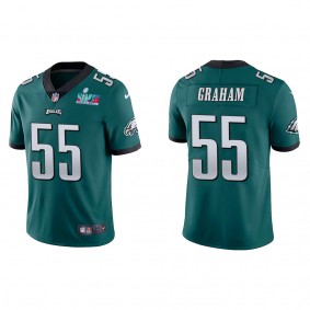 Brandon Graham Men's Philadelphia Eagles Super Bowl LVII Green Vapor Limited Jersey