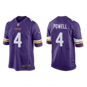 Men's Minnesota Vikings Brandon Powell Purple Game Jersey