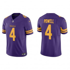 Men's Minnesota Vikings Brandon Powell Purple Vapor F.U.S.E. Limited Jersey