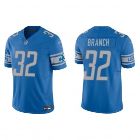 Men's Detroit Lions Brian Branch Blue 2023 NFL Draft Vapor F.U.S.E. Limited Jersey