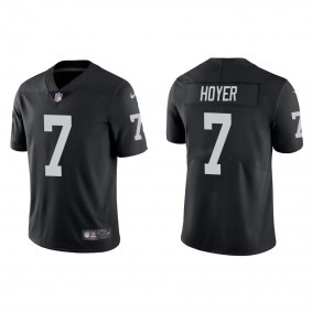 Men's Brian Hoyer Las Vegas Raiders Black Vapor Limited Jersey
