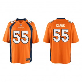 Youth Denver Broncos Frank Clark Orange Game Jersey
